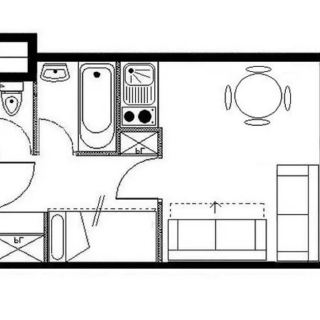 Classique A Reberty 1850 - Acces Direct Aux Pistes, 4 Pers. - Fr-1-344-1006 Apartment Saint-Martin-de-Belleville